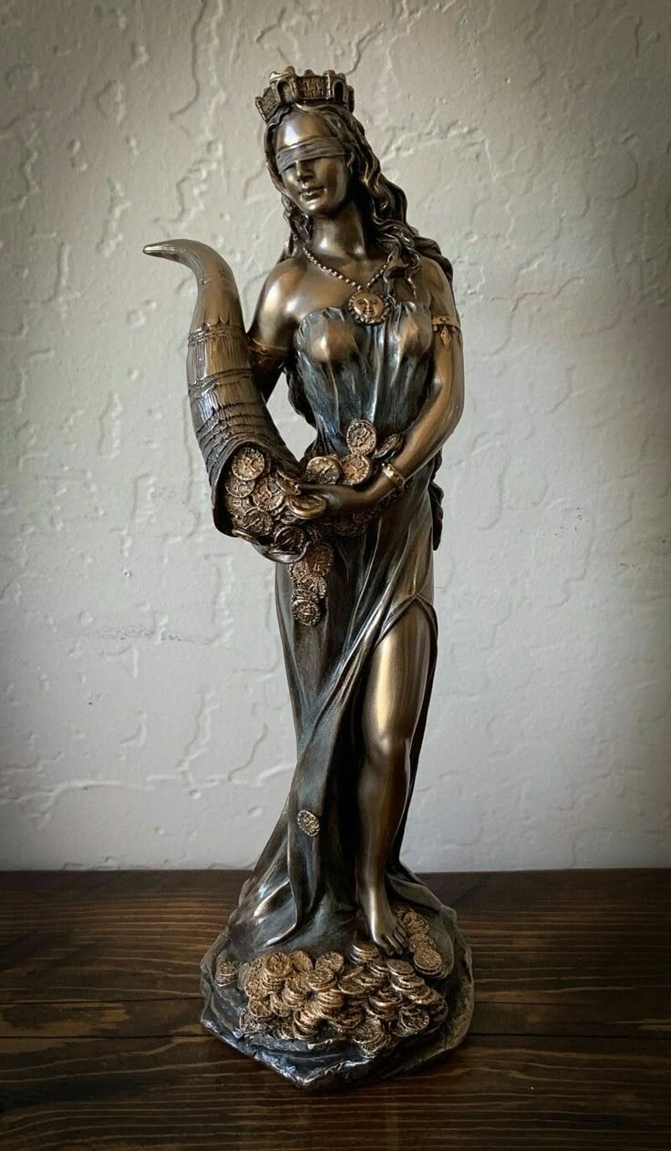 Statue Veronese Design - Tychée/Fortuna 75cm