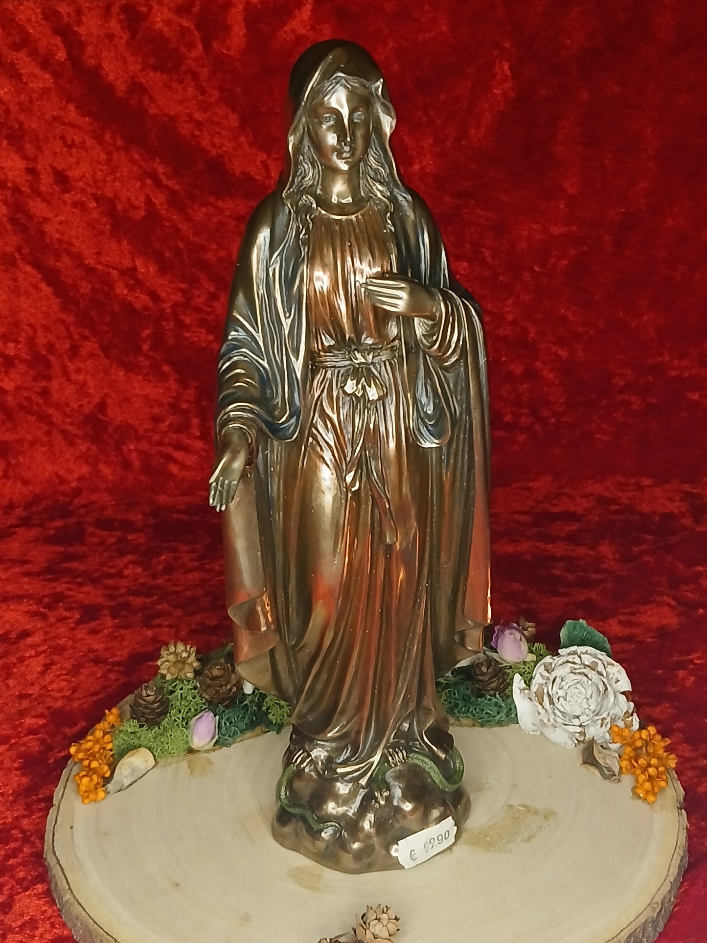 Statue Véronese Design - Sainte Vierge Marie environ 35cm