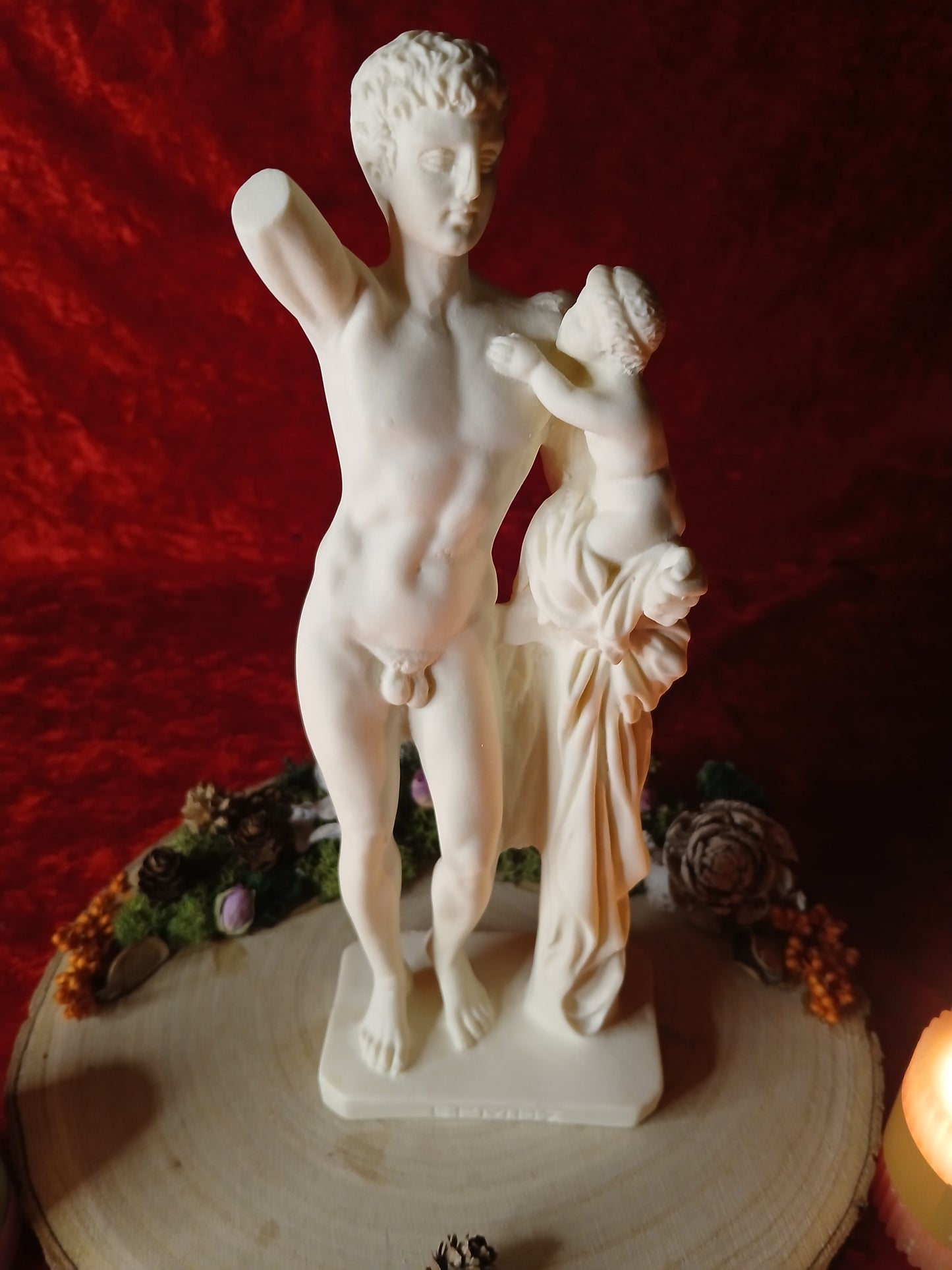 Statue Hermès et Dionysos 25cm