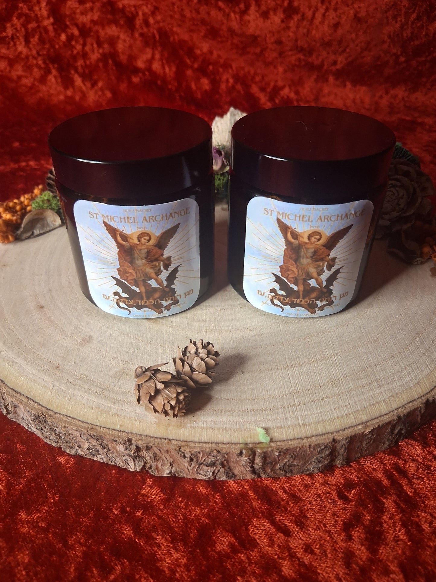 Bougie Artisanale parfumée 120ml - Saint Michel Archange ÉDITION LIMITÉE