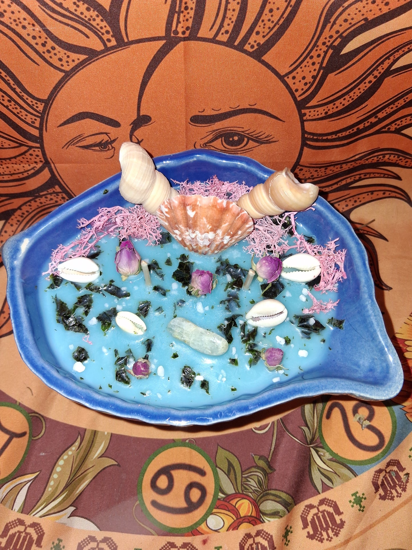 Bougie Artisanale « L’Antre de Poseidon » parfumée