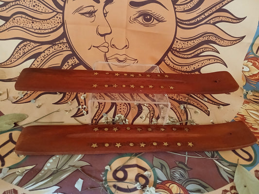 Porte encens en bois