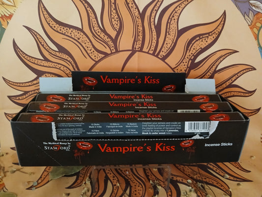 Encens noir " Le baiser Du Vampire "