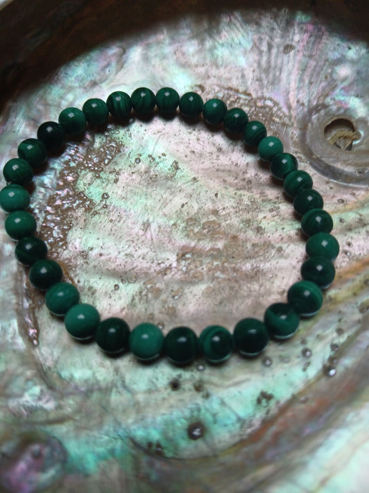 Bracelet Malachite AA+