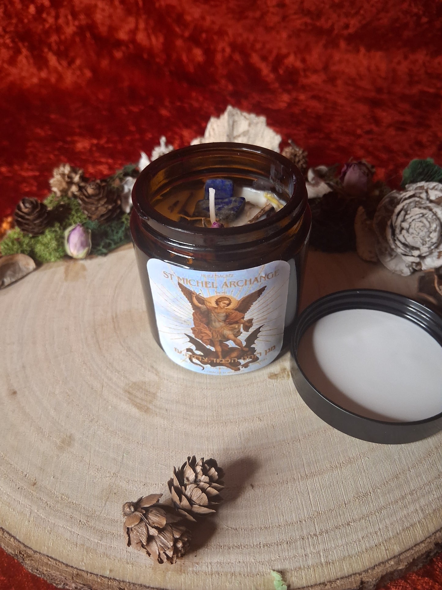 Bougie Artisanale parfumée 120ml - Saint Michel Archange ÉDITION LIMITÉE