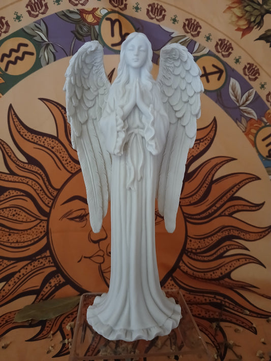 Statue Ange Gardien femme 20cm