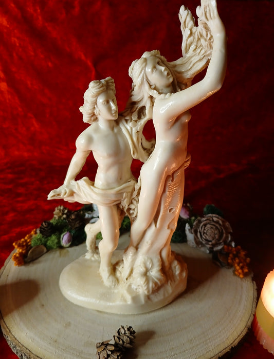 Statue Apollon et Daphné 19cm