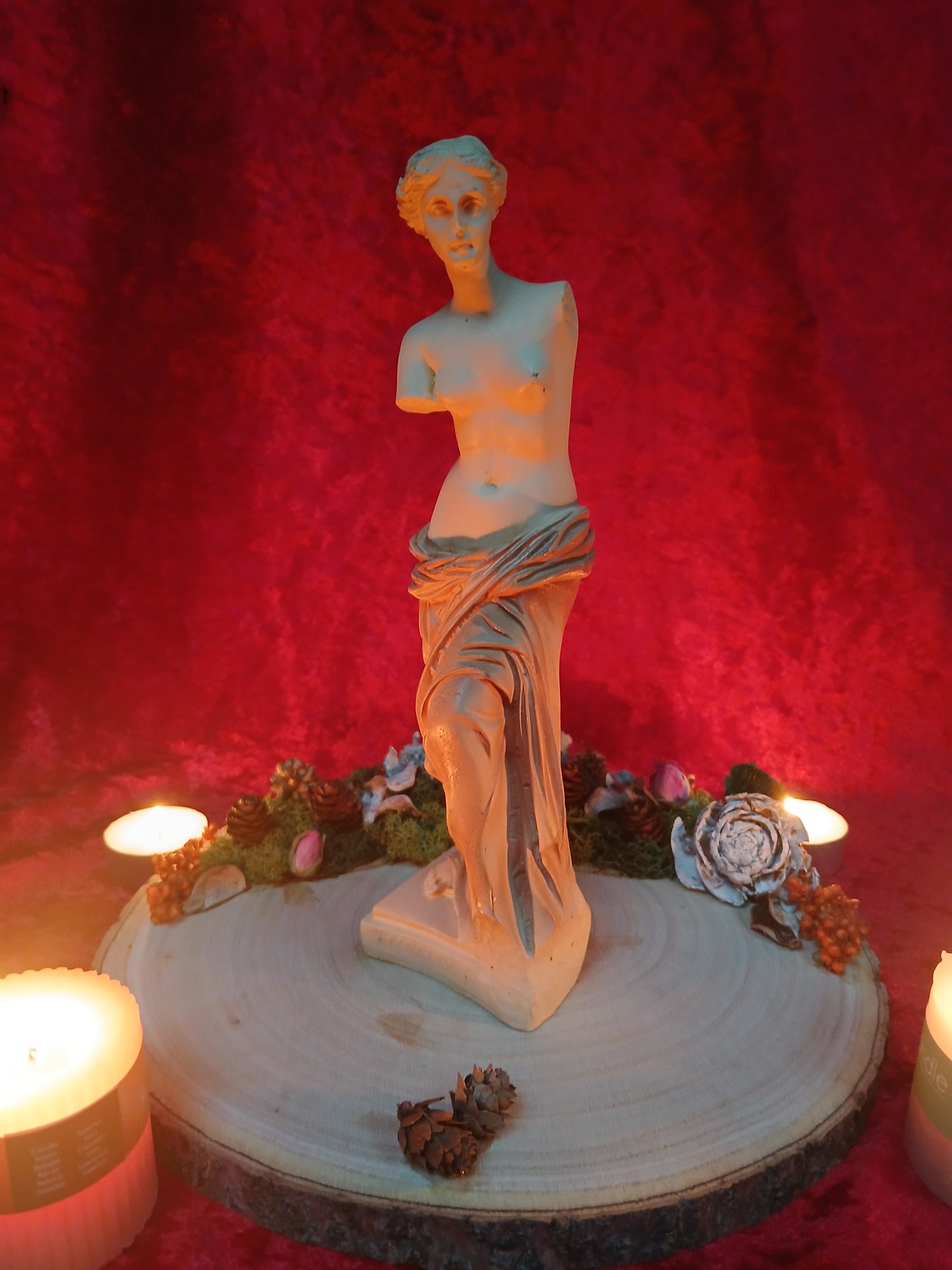 Statue Vénus de Milo en albâtre 23cm