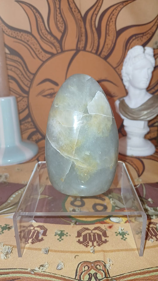 Quartz Vert forme libre