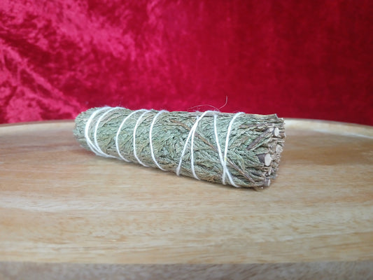 Fagot fumigation cyprès artisanal