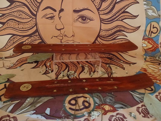 Porte encens en bois