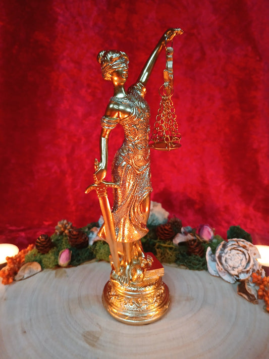 Statue Déesse Thémis 18cm