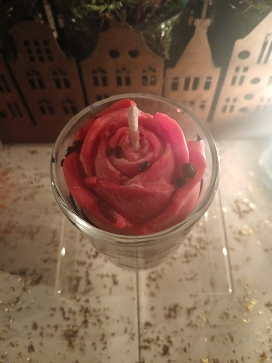 Bougie Artisanale parfumée " La fleur du Mal " 70ml