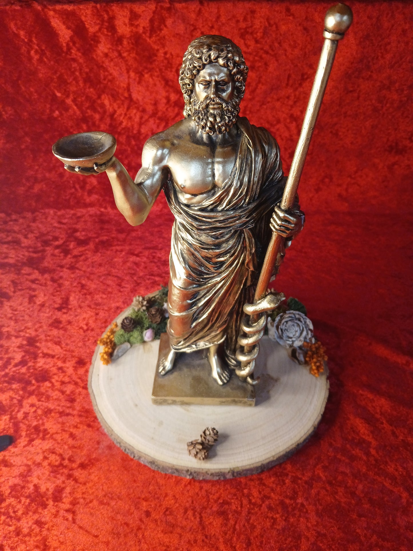 Statue Asclépios 35cm
