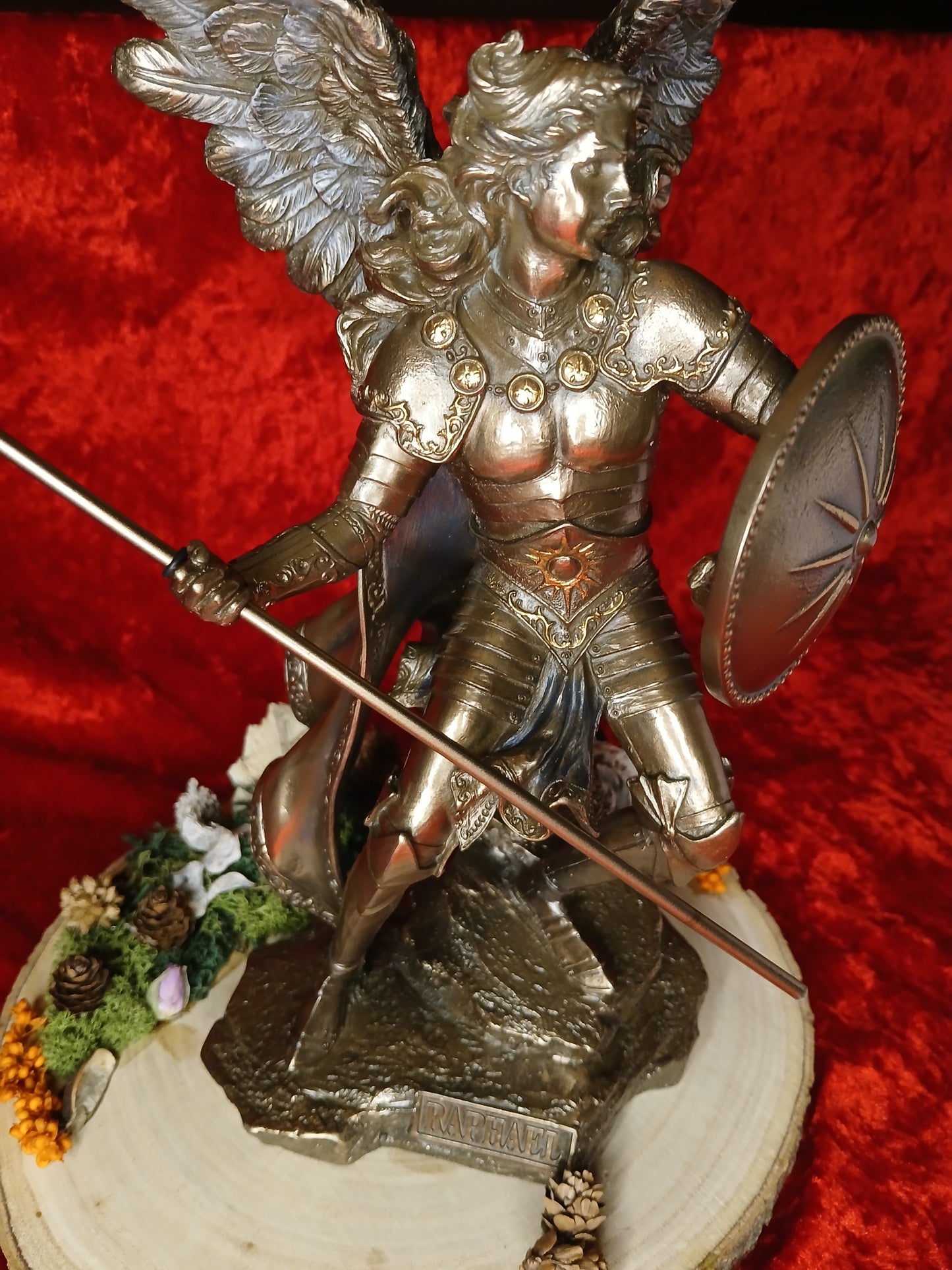 Statue Raphaël Archange 35cm