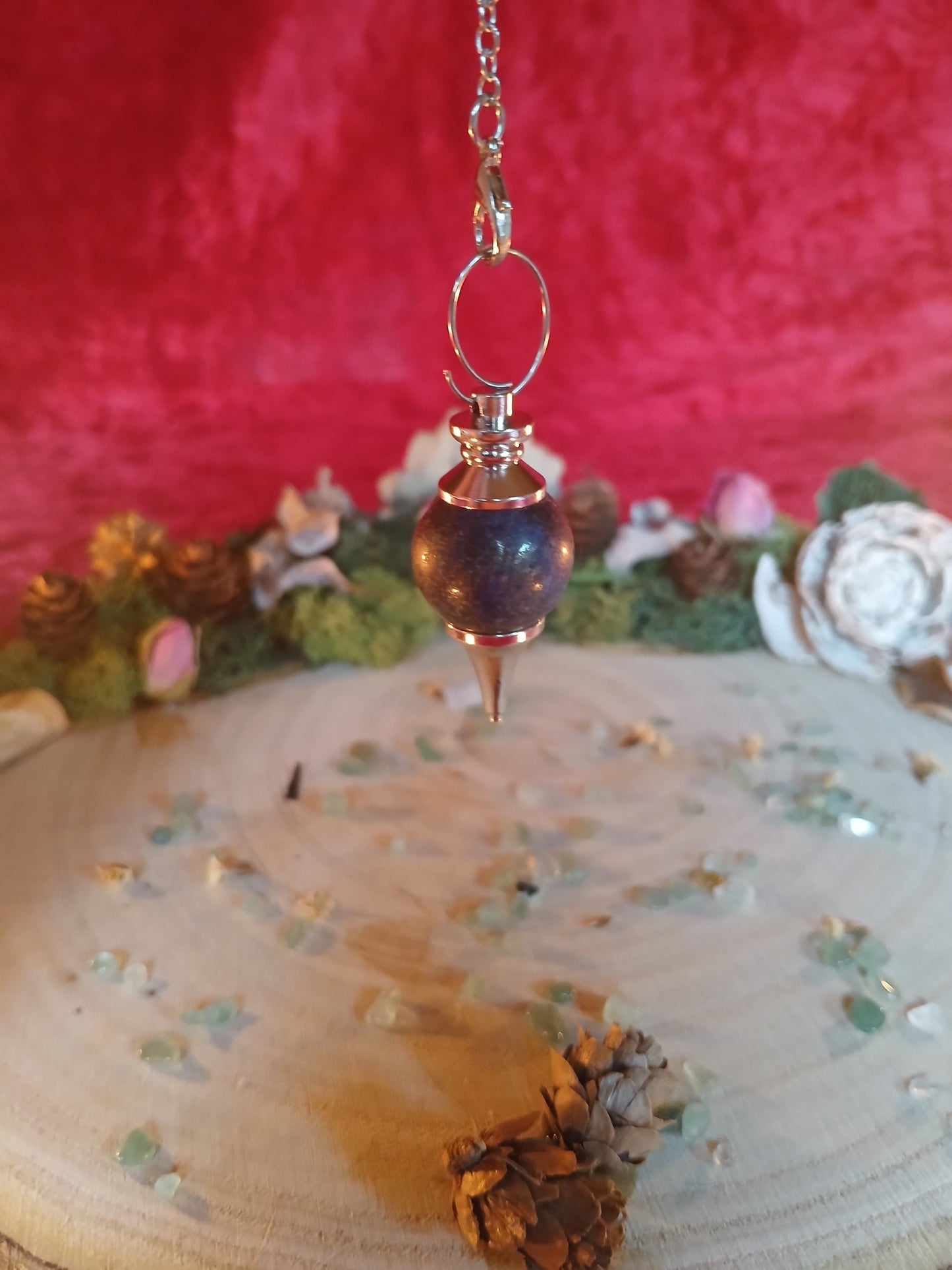 Pendule Lapis Lazuli boule